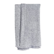 Barefoot Dreams CozyChic Heathered Throw Graphite/White One Size