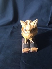 Eule geschnitzt Holz