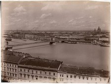 Photo Alois Beer Albuminé Budapest Hongrie Hungary Vers 1880/90