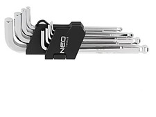 09-525 Schl&uuml;sselsatz Sechskant,kugelf&ouml;rmig Chrom-Vanadium-Stahl NEO TOOLS