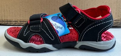 Timberland Youth Adventure Seeker Sandals Size 13 Black/Red