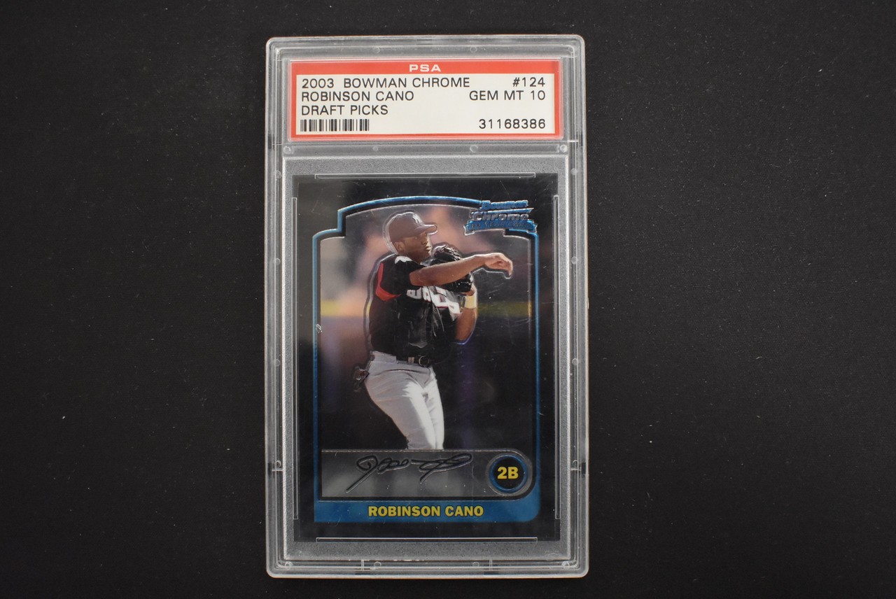 Robinson Cano 2003 Bowman Chrome Draft Picks #124 Rookie Card PSA 10 GEM MINT