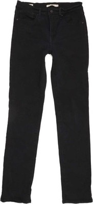 Levi's 724 High Rise Damen Jeans schwarz Straight Stretch W28 L33 (85427)