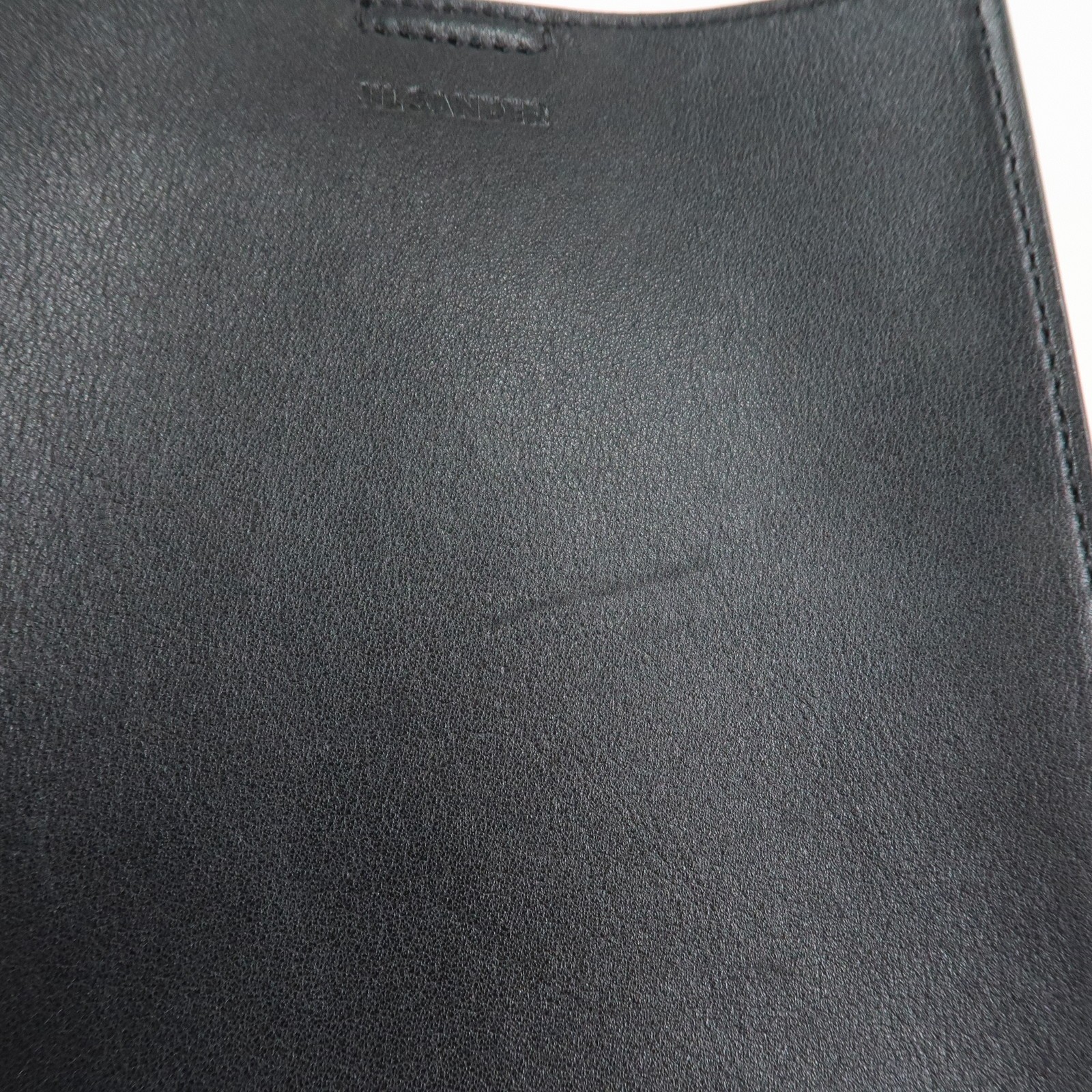 Authentic JIL SANDER Tangle Small Logo Leather Sh… - image 19