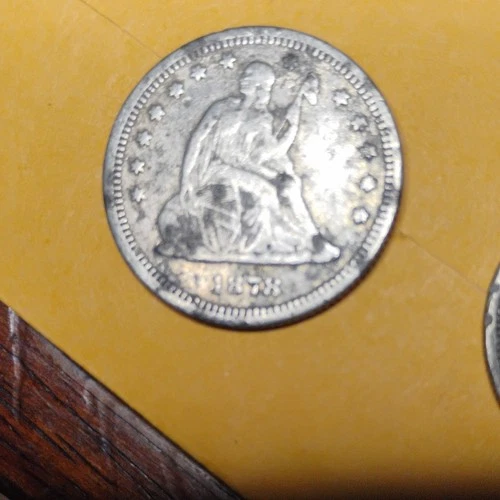 1878 Seated Liberty Quarter Silver 25C Circulated Business Strike