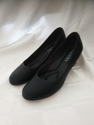 Pavers Ladies Black Court Shoes EUR37 (CF3) UK