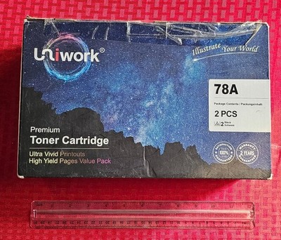 Uniwork 2 Pack Black 78A Toner Cartridge