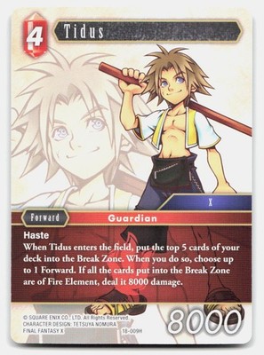 Tidus Hero Resurgence of Power 18-009H NM