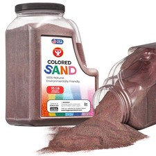 Hygloss Colored Sand for Crafts - 15 lb Bottle, Bright Rainbow - Vibrant Colorfu