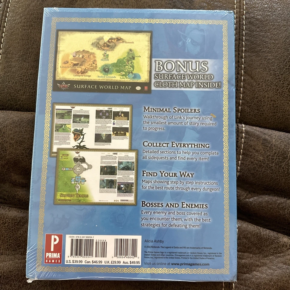 The Legend Of Zelda Skyward Sword Sealed Hardcover Book - Image 3 of 3