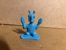 Screaming Yellow Zonkers Plastic Alien Blue Space Creature