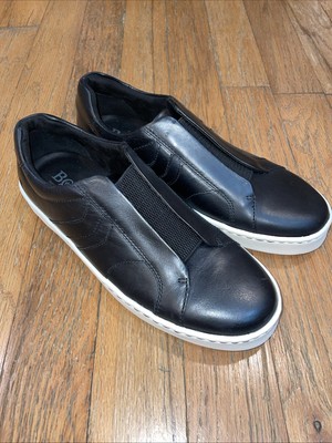 Born Beck Slip-On Black Leather Casual Sneaker Shoes Mens Size 10 M NEW ($125) Born Beck Slip-On Black Leather Casual Sneaker Shoes Mens  main image 2