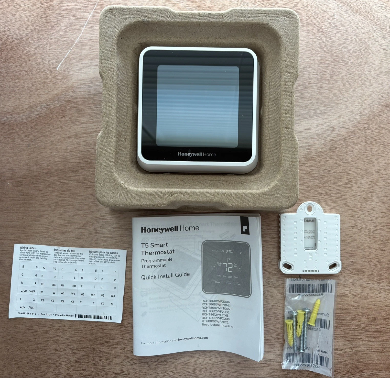 Honeywell Home T5 Wi-Fi Smart Thermostat - RTH8800WF