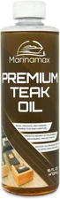 Premium Teak Oil 16 Oz, Wood Preserver, Stain and Oil, Golden Finish 16 fl Oz 