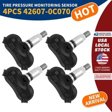 4Pcs TPMS Tire Pressure Monitoring 42607-0C070 For Toyota Tundra Sequoia Sienna