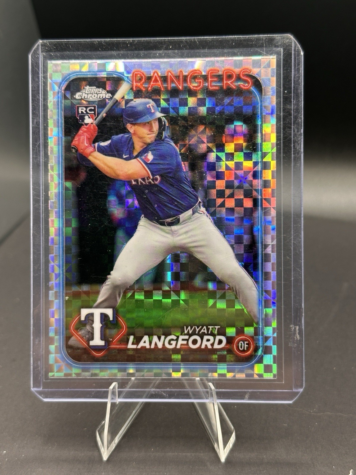 2024 Topps Chrome Update Series - Wyatt Langford #USC35 X-Fractor (RC)