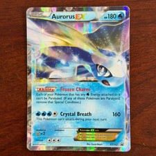 Aurorus EX XY102 Ultra Rare Black Star Promo Pokemon Card DMG on eBay
