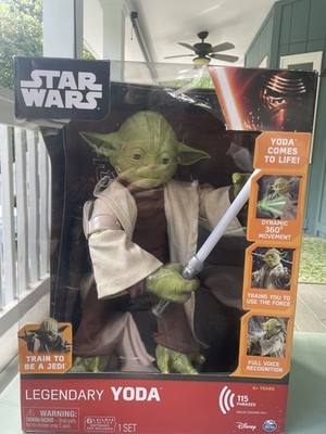 Star Wars インタラクティブ Yoda フィギュア Spin Master Star Wars Legendary Yoda, New, 16