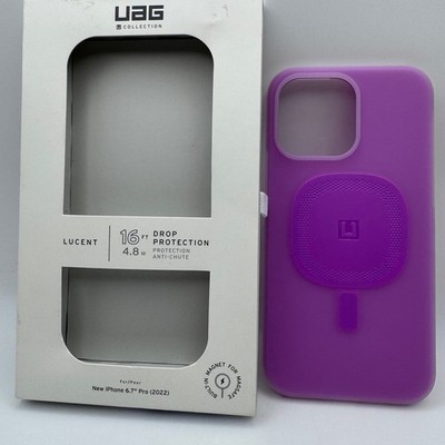 UAG iPhone 14 Pro Max Hülle Lucent mit MagSafe Slim Leicht Lila Orchidee