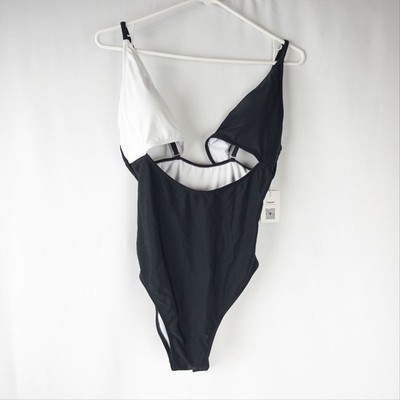 Cupshe Reinvent Colorblock Cutout One-Piece Swimsuit