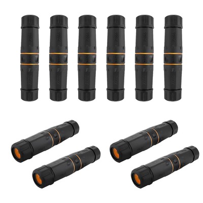 IP68 Waterproof Cat6A RJ45 Ethernet Coupler 10Gb Shielded Outdoor LAN Connect...