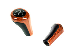 BMW E46 E60 E61 E62 E63 POMELLO DEL CAMBIO MANUALE 6 MARCE MARRONE NUOVO!