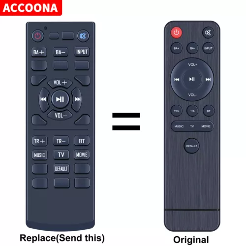 Replacement Remote Control For Wohome S11 Soundbar