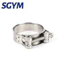 HD T-Bolt Hose Clamps 304SS 32mm-35mm (1.25 - 1.37 inch) ATV UTV Auto Pipe Clamp