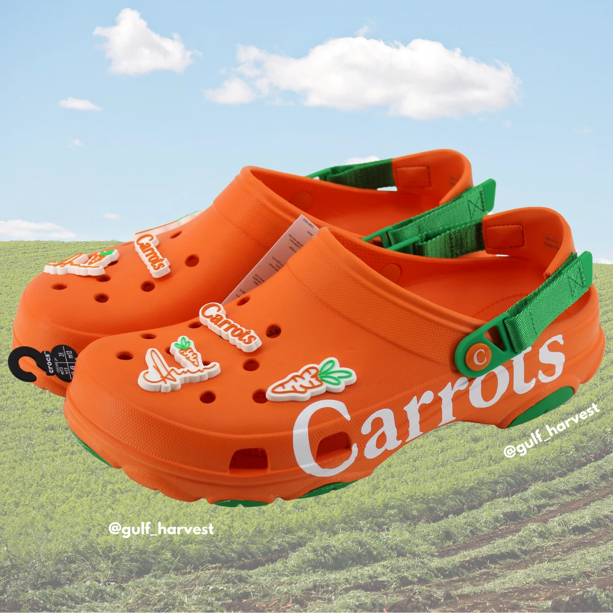 Carrot crocs on sale