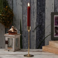 Stabkerzenhalter KerzenstäNder Tafelkerzenhalter Kerzenhalter Gold 20,5Cm