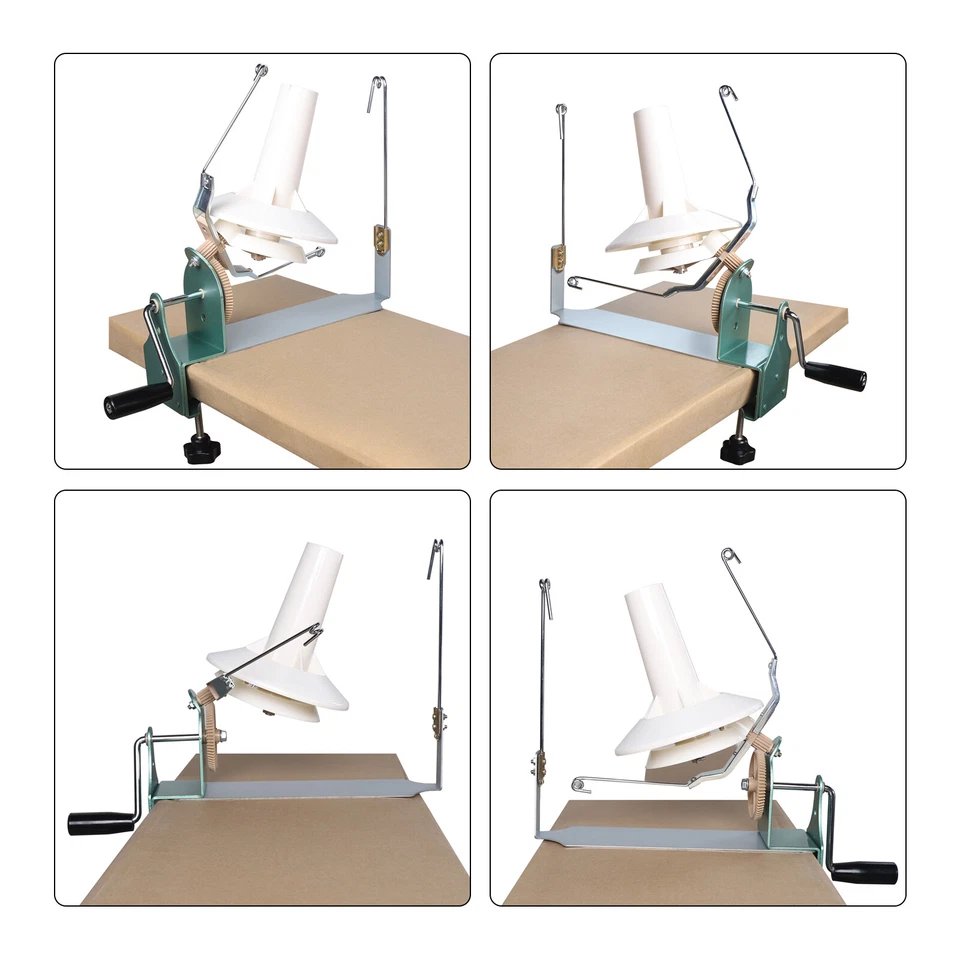 Enrolladora de bolas de hilo grande operada a mano Jumbo Nylon Fibra/Lana/Cadena Bola Enrolladora Foto 3 de 4