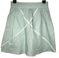 NWT Matilda Jane Serendipity Linen/Cotton Light Green Skirt Size Small