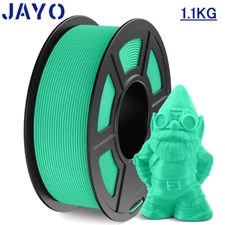 JAYO Matte PETG 3D Printer Filament 600mm/s 1.75mm 1.1KG Mint Green Toughness