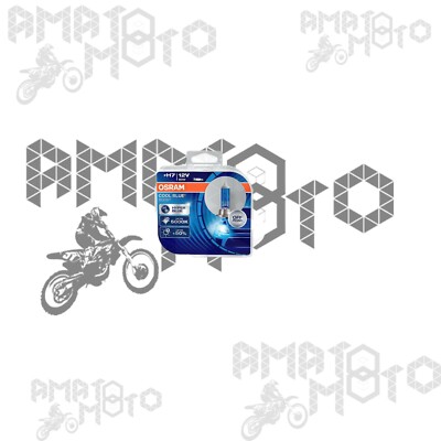 Kit Paar H7 Lampen Kaltblau 80W 5000K Osram Cool Blue 62210CBB-HCB
