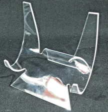 Easel Display Stand X-Large Size Clear Lucite