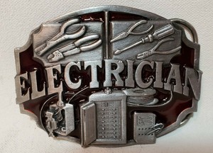 electrician belt buckle