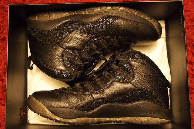 solid gold ovo x air jordans