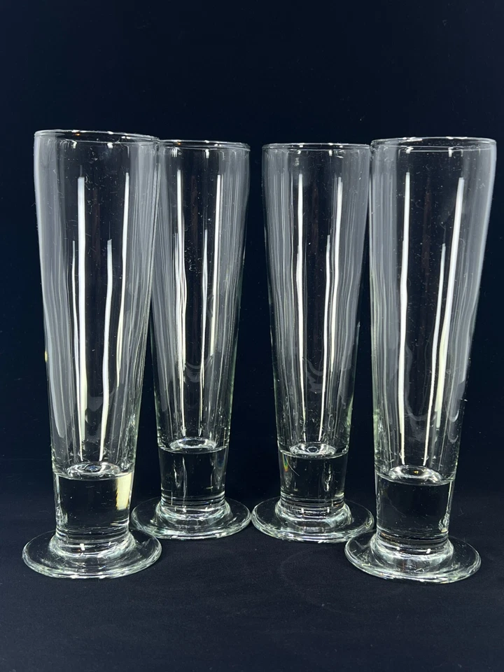 Juego de 4 vasos de cerveza Catalina Pilsner Libbey 14 oz vaso de cerveza 9,5" H Foto 3 de 4