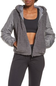 zella farrah hooded fleece jacket