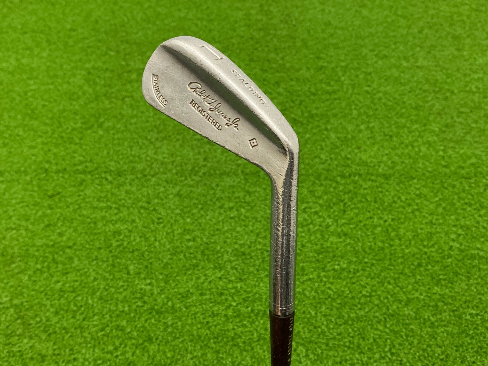 RARE Spalding Golf ROBT T JONES JR Registered 1 IRON Driving Right