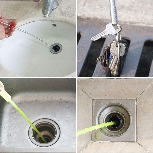 Flexible Grabber Claw Pick up Reacher Tool (Drain Clog Remove Tool), with 4 Claw - Picture 6 of 7