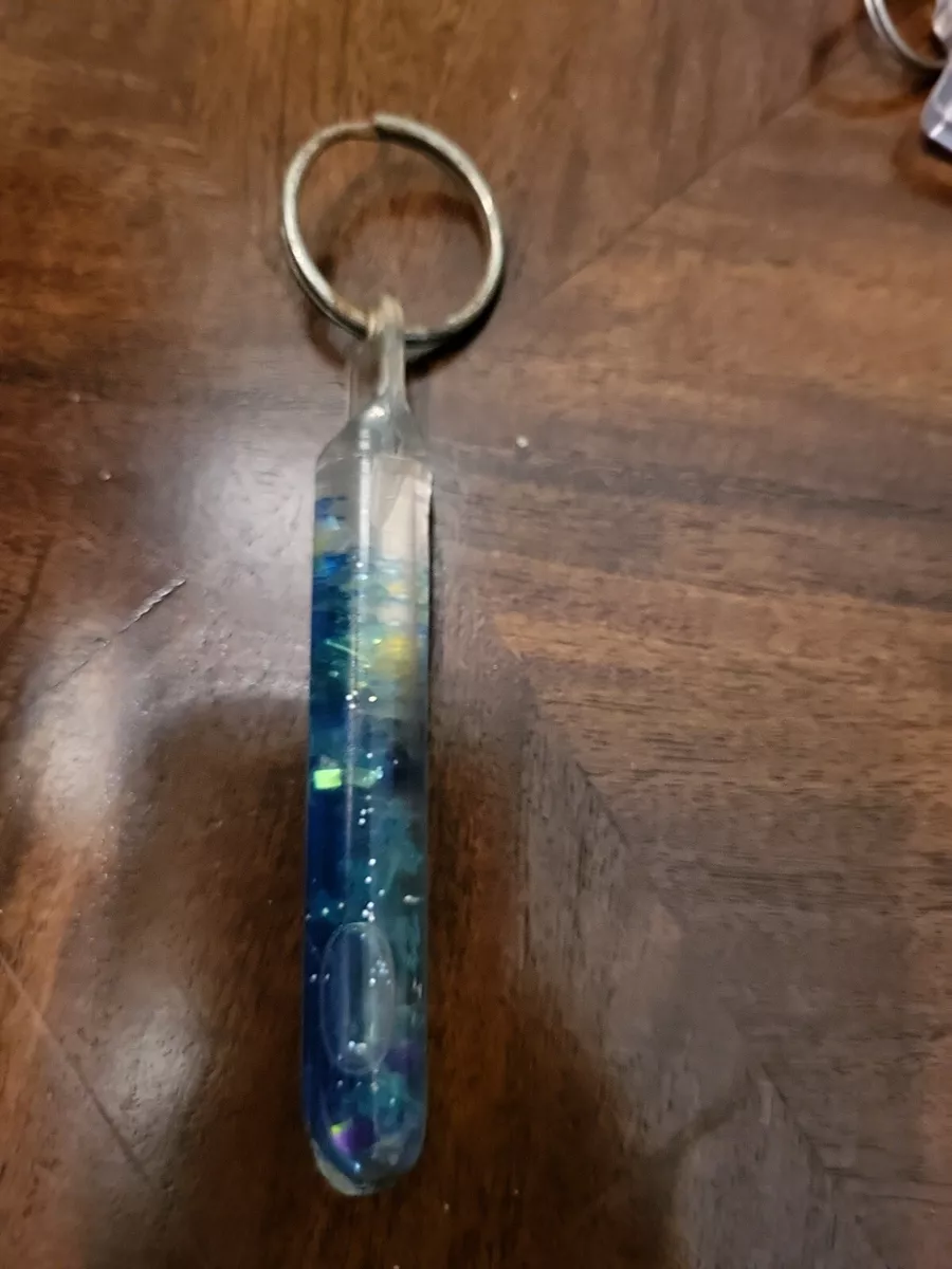 Glitter wand deals keychain