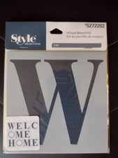 WELCOME HOME Stencil Letter Kit 6"X6" NIP Craft Signs Country Decor Modern