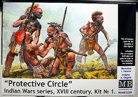 35209 Master Box Protective Circle Indian Wars 18. Jh. 1:35