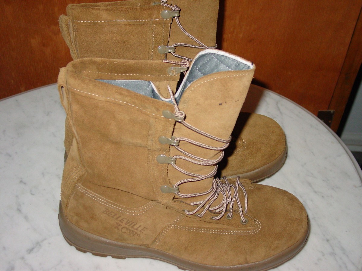 Belleville C755 XCW Extreme Cold Weather Boots Mens 7R Coyote Tan Suede Gore-Tex Belleville C755 Extreme Cold Weather Coyote Brown Boots  main image 3