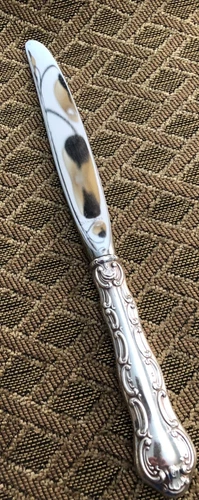 Gorham Strasbourg Sterling Silver Luncheon Knife 8- 7/8  Inch
