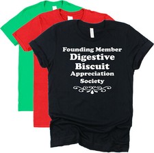 Digestive Biscuit Appreciation Society T-Shirt Gift for Food Lover