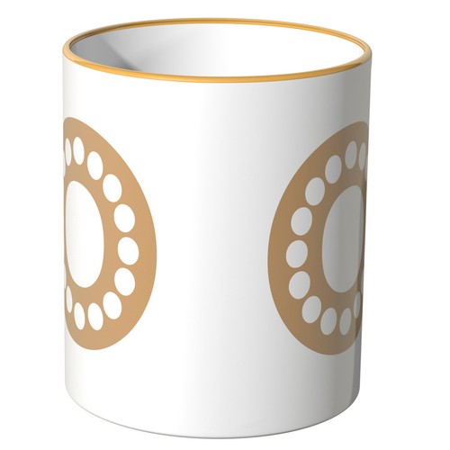 WANDKINGS Tasse Alphabet "Buchstabe O" ver. Farben Geschenk Geburtstag - Bild 4 von 15