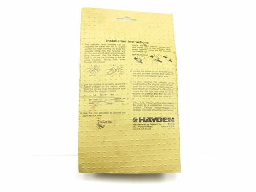 Hayden Qt Low Indicator Kit - Picture 2 of 2