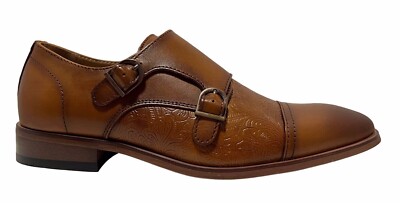 La Milano  Brown Leather Chukka Boots with Double Monk Straps La Milano | Shoes | La Milano Monk Strap Mens 95m Brown Gino  main image 4